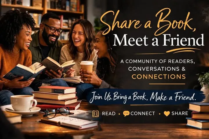 Share a Book, Meet a Friend banner